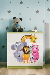 Roheline Dresser Babydreams hind ja info | Kummutid | kaup24.ee