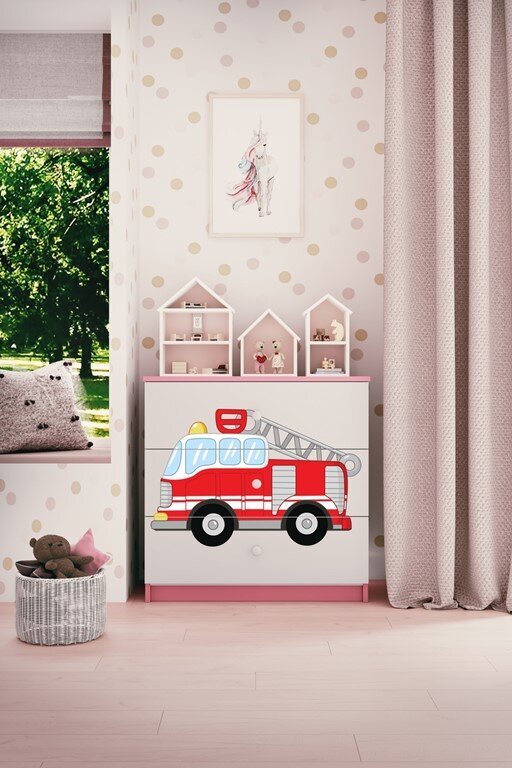 Roosa Dresser Babydreams tuletõrjeauto цена и информация | Kummutid | kaup24.ee