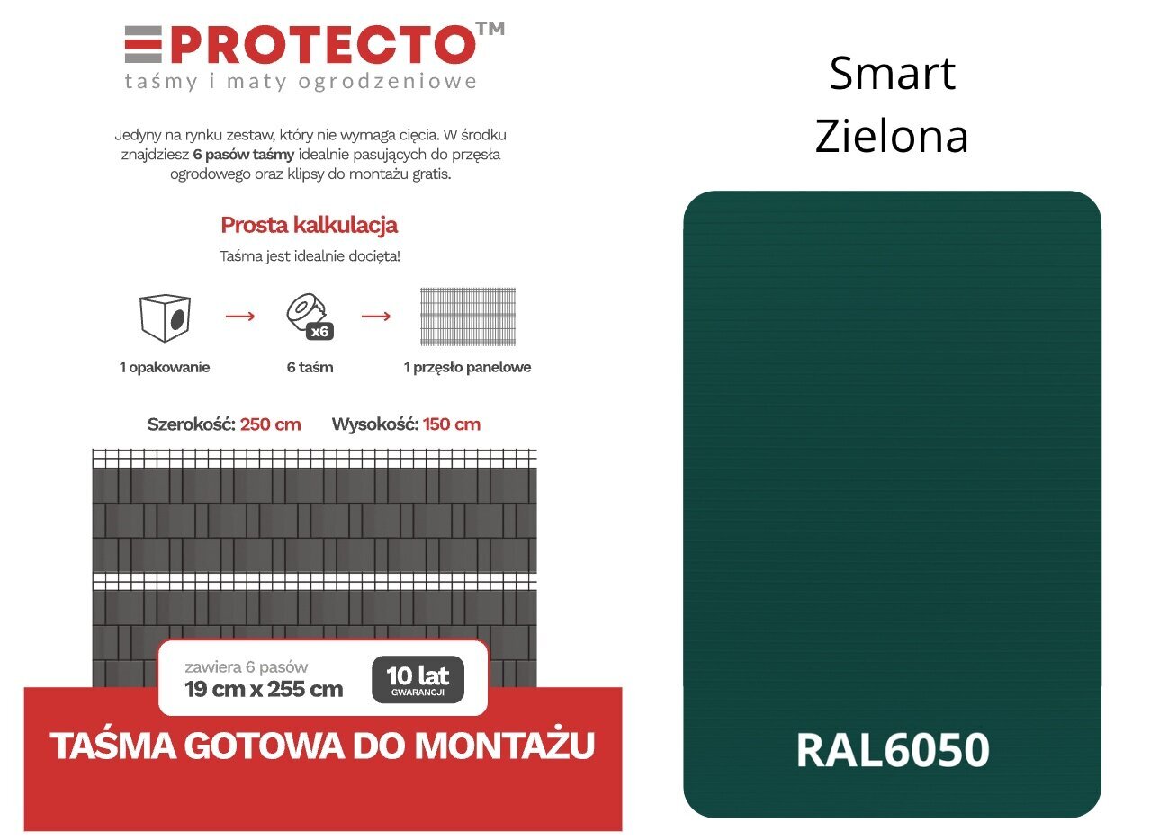 Aia lint 2,55mb, roheline цена и информация | Aiad ja tarvikud | kaup24.ee