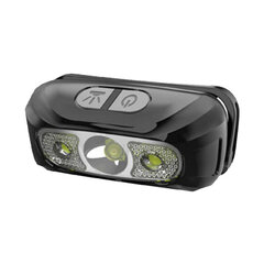 Headlight Warsun 68B, 180lm, 500mAh, M-USB цена и информация | Фонарики, прожекторы | kaup24.ee