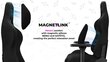 Mänguritool Yumisu 2050 Magnetic Black, riidest polster, must цена и информация | Kontoritoolid | kaup24.ee