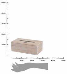 Beež Living pehmekarp MDF-st valmistatud praktiline pehmekarp, pehmekarbi mõõdud: 25x14x9 cm hind ja info | Vannitoa sisustuselemendid ja aksessuaarid | kaup24.ee