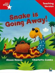 Rigby Star Guided Reading Red Level: Snake is Going Away Teaching Version цена и информация | Книги для детей | kaup24.ee