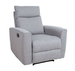 Кресло-реклайнер Home4You, 91x93x102 см, серый цена и информация | Кресла в гостиную | kaup24.ee