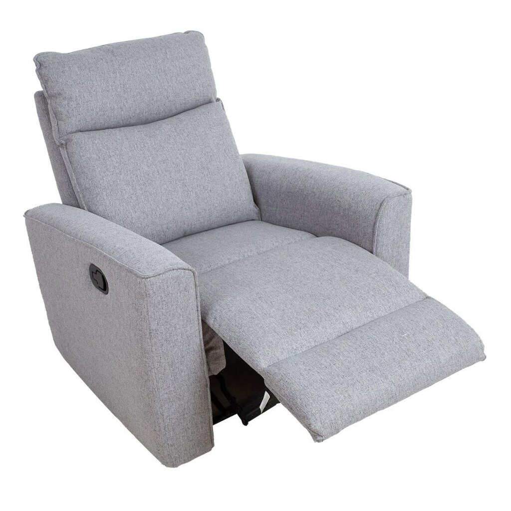 Tugitool-recliner Home4You, 91x93x102 cm, hall hind ja info | Tugitoolid ja tugitoolvoodid | kaup24.ee