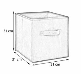 Korv asjade jaoks, 31x31 cm hind ja info | Hoiukastid ja -korvid | kaup24.ee