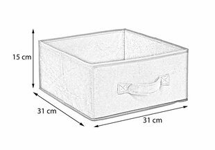 Korv asjade jaoks, 31x15 cm hind ja info | Hoiukastid ja -korvid | kaup24.ee