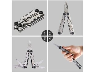 Jakemy Multitool 10in1 - kombainid, nuga, saag, ellujäämiskaart hind ja info | Käsitööriistad | kaup24.ee