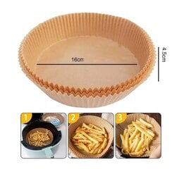 Reusable ya dzodzoe fryer silicone liner + disposable liners, 50 pcs. hind ja info | Ahjuvormid ja küpsetustarvikud | kaup24.ee