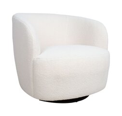 Кресло Home4you Manuela, 84x82x75 см, белое цена и информация | Кресла в гостиную | kaup24.ee