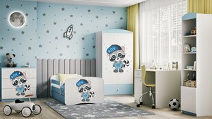 Синяя кровать babydreams с ящиком и матрасом 180/80 цена и информация | Детские кровати | kaup24.ee