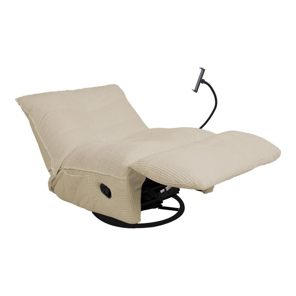 Tugitool - recliner Home4you, 82x100x92 cm, valge hind ja info | Tugitoolid ja tugitoolvoodid | kaup24.ee