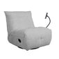 Tugitool - recliner Home4you, 82x100x92 cm, valge hind ja info | Tugitoolid ja tugitoolvoodid | kaup24.ee