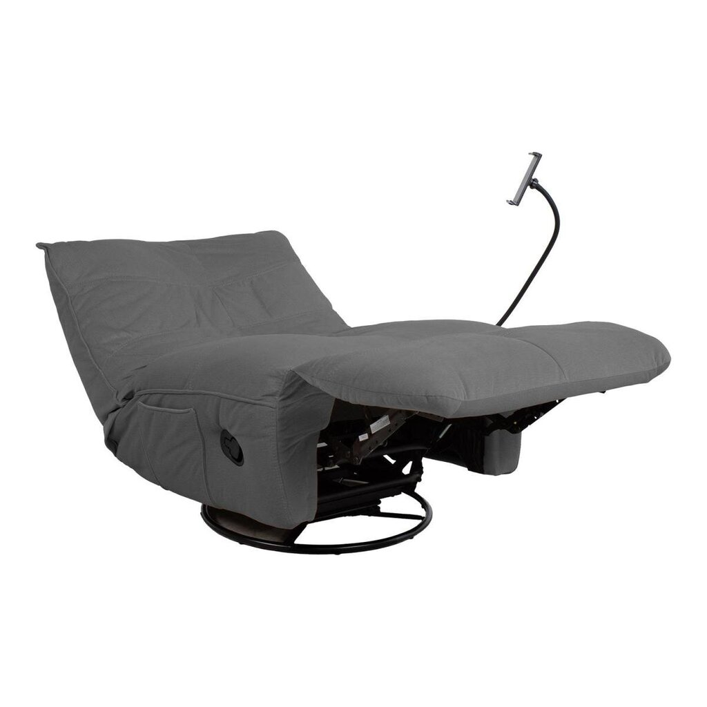 Tugitool-recliner Home4You Win-Win, 82x100x92cm, hall hind ja info | Tugitoolid ja tugitoolvoodid | kaup24.ee