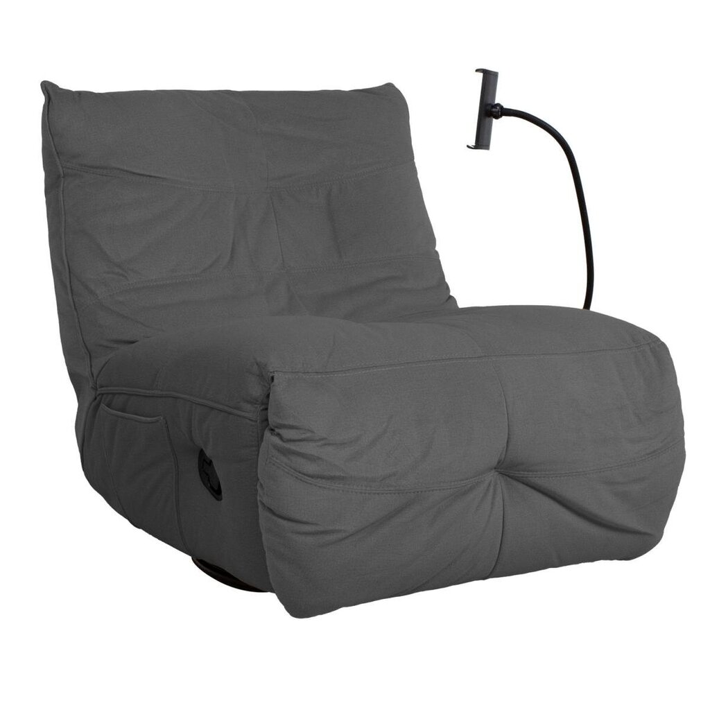 Tugitool-recliner Home4You Win-Win, 82x100x92cm, hall цена и информация | Tugitoolid ja tugitoolvoodid | kaup24.ee