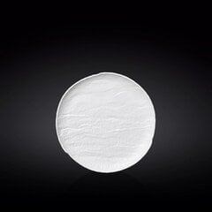 Белая плоская фарфоровая десертная тарелка с имитацией камня Wilmax 18 см цена и информация | Посуда, тарелки, обеденные сервизы | kaup24.ee