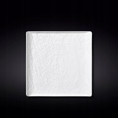 Тарелка обеденная Wilmax квадратная белый матовый фарфор 21,5x21,5 см 2 шт. цена и информация | Посуда, тарелки, обеденные сервизы | kaup24.ee