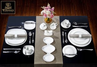 Набор квадратных десертных тарелок 19,5x19,5 см - белые тарелки 6 шт цена и информация | Посуда, тарелки, обеденные сервизы | kaup24.ee