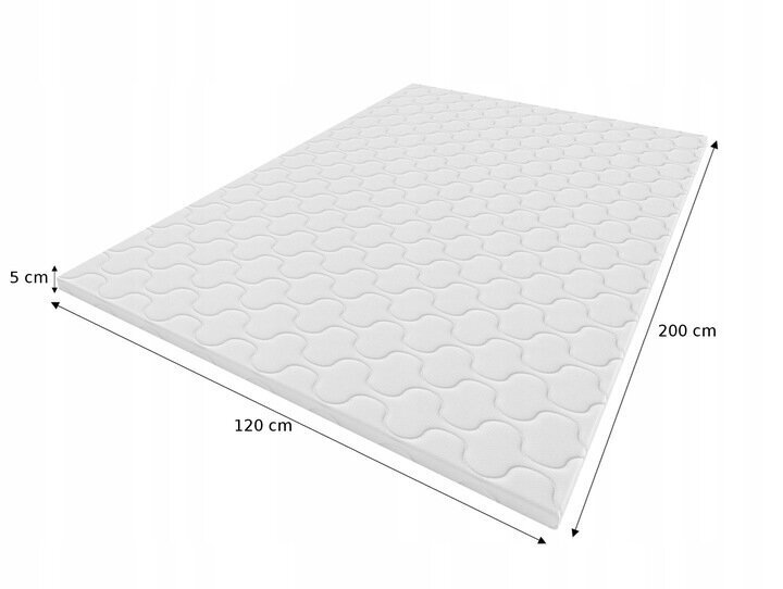 Fluxar kodumadrats 120 x 200 x 5cm H006 hind ja info | Kattemadratsid | kaup24.ee