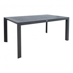 Садовый стол Home4You Tomson, 160x90x73 см, серый цена и информация | Садовые столы и столики | kaup24.ee