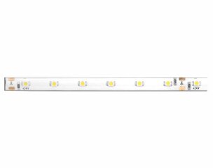 Светодиодная лента 24V, 5м, водонепроницаемая, теплый белый свет, белая подложка, 300 светодиодов. цена и информация | Светодиодные ленты | kaup24.ee