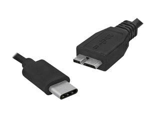 PS MicroUSB - USB 3.1 Type-C kaabel, 1m, HQ 3.0V. hind ja info | Käsitööriistad | kaup24.ee