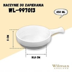 Блюдо для запекания WILMAX с ручкой 450 мл цена и информация | Формы, посуда для выпечки | kaup24.ee