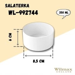 WILMAX Салатник 10,5 см, 350 мл - набор из 6 шт. цена и информация | Посуда, тарелки, обеденные сервизы | kaup24.ee
