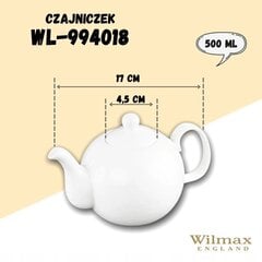 Wilmax teekann, 500 ml hind ja info | Klaasid, tassid ja kannud | kaup24.ee