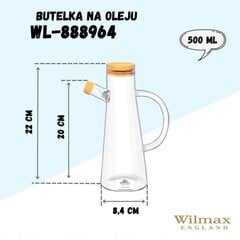 WILMAX õli pudel 500 ml hind ja info | Köögitarbed | kaup24.ee