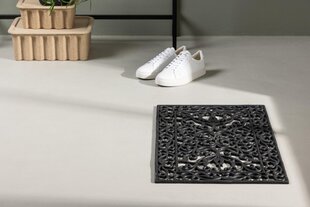 Uksematt Mats 45x75 cm, must цена и информация | Придверные коврики | kaup24.ee