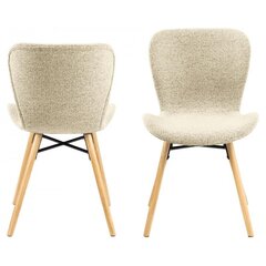 Комплект из 2-х стульев Actona Batilda, цвет песочный цена и информация | Стулья для кухни и столовой | kaup24.ee