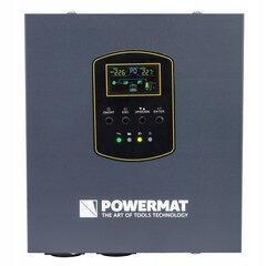 UPSi katkematu toiteallikas akuga Powermat PM-UPS-800MW, 800VA/500W, 12V, LCD hind ja info | Toiteplokid | kaup24.ee