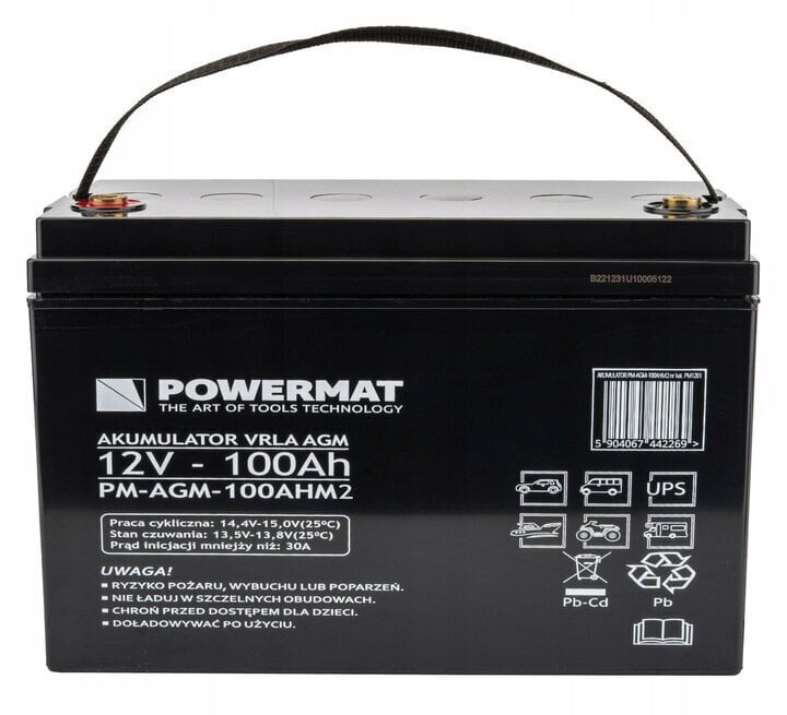 UPSi katkematu toiteallikas akuga Powermat PM-UPS-1000MP, 1000VA/800W, 12V, LCD hind ja info | Toiteplokid | kaup24.ee