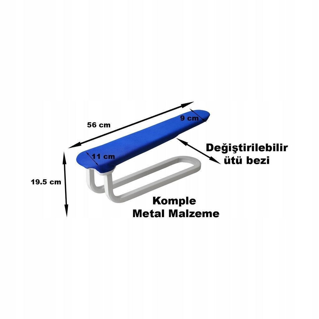 Triikimislaud varrukate jaoks , 56 x 11 - 19,5 cm hind ja info | Köögimööbli komplektid | kaup24.ee