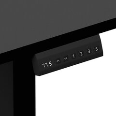 системный стол levano, 120 черный цена и информация | Компьютерные, письменные столы | kaup24.ee