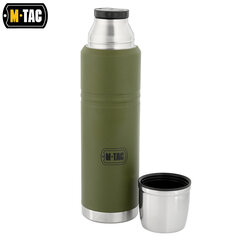 Terasest reisitermos M-Tac Ze stali nierdzewnej 1000 ml Olive цена и информация | Термосы, термокружки | kaup24.ee