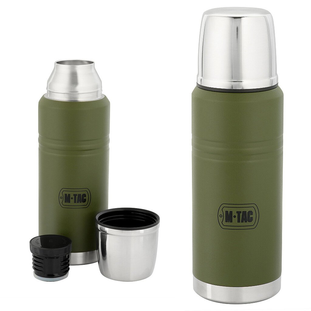 Terasest reisitermos M-Tac Ze stali nierdzewnej 750 ml Olive hind ja info | Termosed, termostassid | kaup24.ee