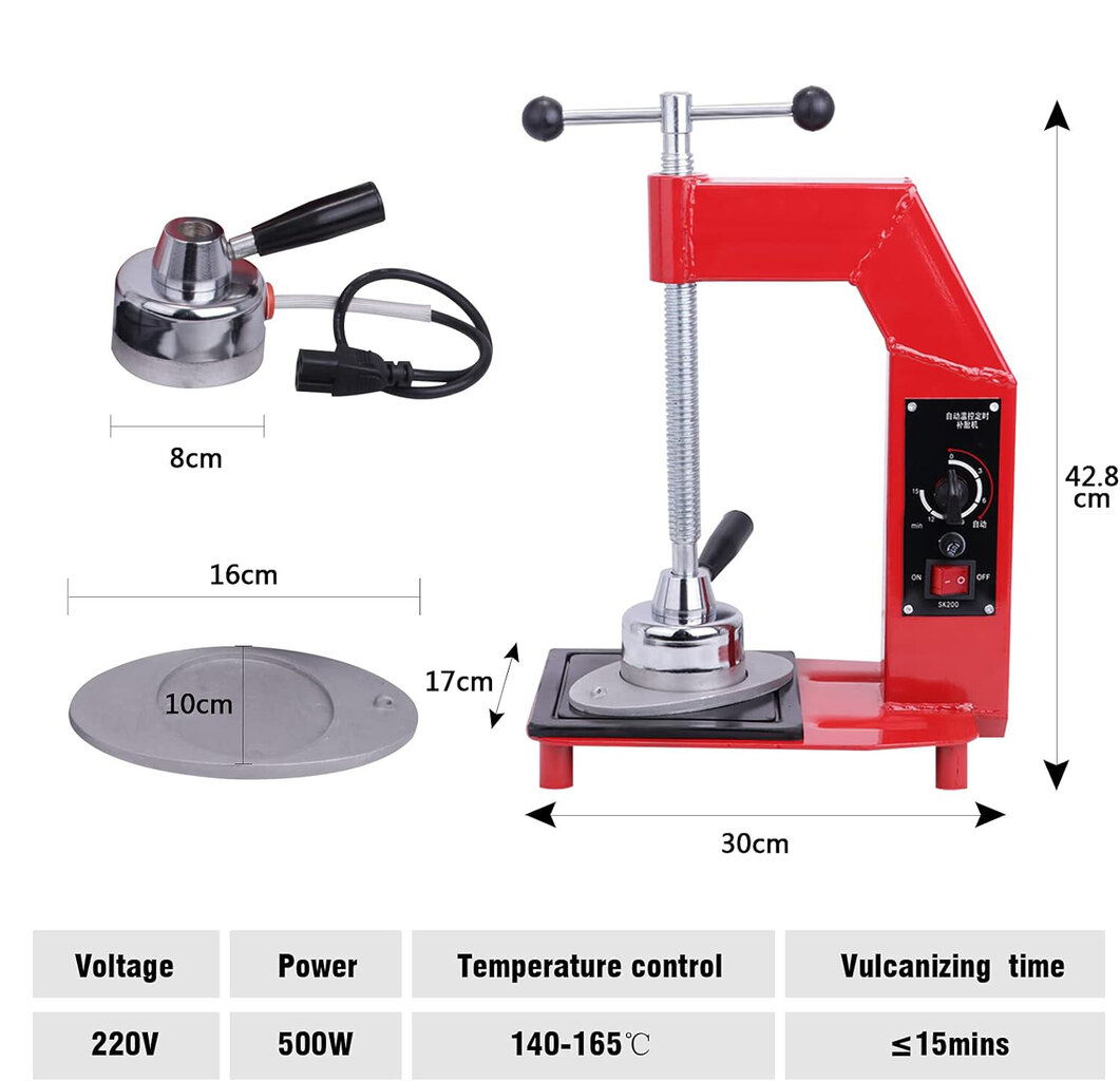 Kaasaskantav rehvide remonditööriist YJINGRUI 500W 80mm100mm 220V цена и информация | Käsitööriistad | kaup24.ee