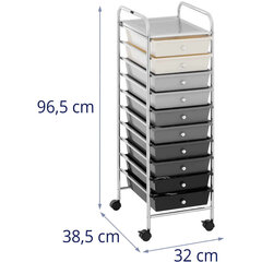 juuksuri ilukäru 38,5 x 32 x 96,5 cm hind ja info | Ilusalongi mööbel | kaup24.ee