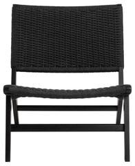 Кресло для отдыха Actona Carson, черное цена и информация | Кресла в гостиную | kaup24.ee