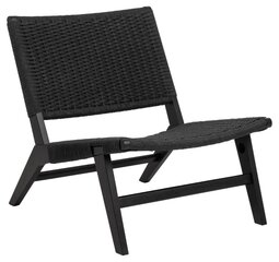 Кресло для отдыха Actona Carson, черное цена и информация | Кресла в гостиную | kaup24.ee