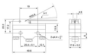 Vedruga lõpplüliti LS15GM-B hind ja info | Valvesüsteemid, kontrollerid | kaup24.ee