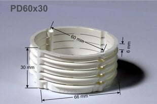 Распорное кольцо для PK60 - сегментированные банки цена и информация | Выключатели, розетки | kaup24.ee