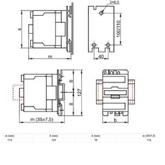 Контактор 40A 230V 3NO+(1NO+1NC) - TR1D4011 цена и информация | Системы безопасности, контроллеры | kaup24.ee