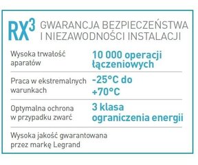 Автоматический выключатель RX3 B25 1P с перегрузкой по току Legrand цена и информация | Выключатели, розетки | kaup24.ee