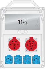 R-BOX 382R 1x16A/5P 1x32A/5P 4x230V 11S распределительное устройство - B.18.382-2 цена и информация | Выключатели, розетки | kaup24.ee