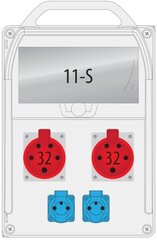 R-BOX 382R 2x32A/5P 2x230V 11S распределительное устройство - B.18.382-9 цена и информация | Выключатели, розетки | kaup24.ee