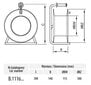 Pikenduskaabel rullikul 4xGZ16A 3x1,5 40m nõelatoru hind ja info | Pikendusjuhtmed, kaablid | kaup24.ee