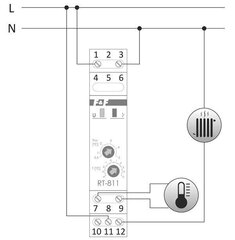 Temperatuuri kontroller RT-811 hind ja info | Lülitid ja pistikupesad | kaup24.ee